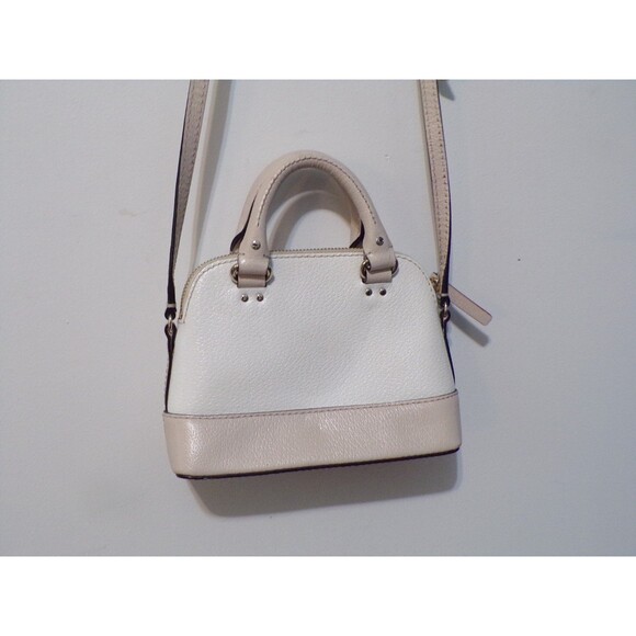 Kate Spade New York Staci Colorblock Dome Crossbody Bag Warm Beige & Cream - Picture 3 of 6